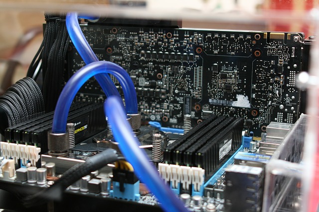Computer motherboard and internal components